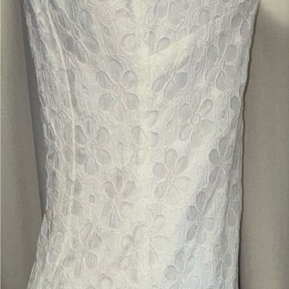 Madison Leigh White Flutter Sleeve Sheath Dress - Picture 4 of 6